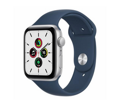 Смарт-часы Apple Watch SE GPS 40mm Silver Aluminum Case w. Abyss Blue S. Band (MKNY3)
