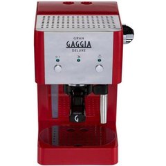 Рожковая кофеварка эспрессо Gaggia Gran Deluxe Red (RI8425/22)
