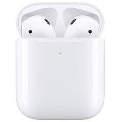 Навушники TWS ( "повністю бездротові") Apple AirPods with Wireless Charging Case (MRXJ2)