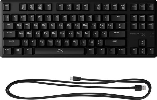 Клавіатура HyperX Alloy Origins Core Black (HX-KB7RDX-RU, 4P5P3AX)
