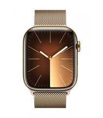 Смарт-часы Apple Watch Series 9 GPS + Cellular 45mm Gold S. Steel Case w. Gold Milanese Loop